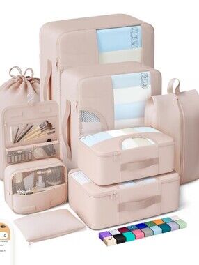 Veken Set Of 8 Packing Organizers
